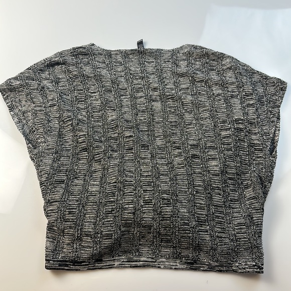 Eileeen Fisher Gray Cropped Top Y14-16 - Picture 2 of 4